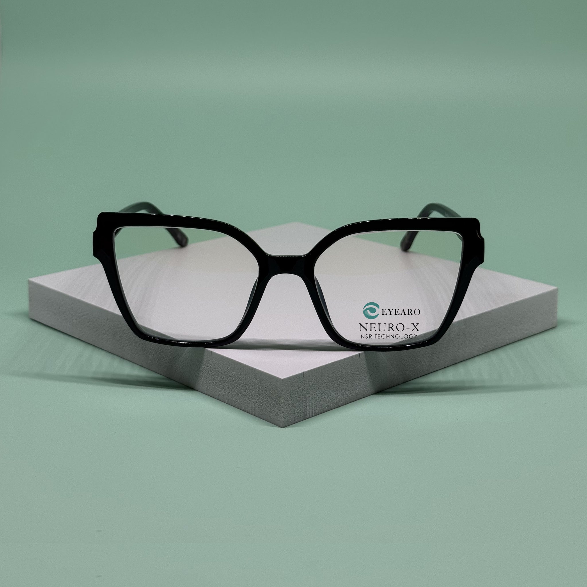 Square Cat Eye 1B - Neuro-X NSR Eye Glasses