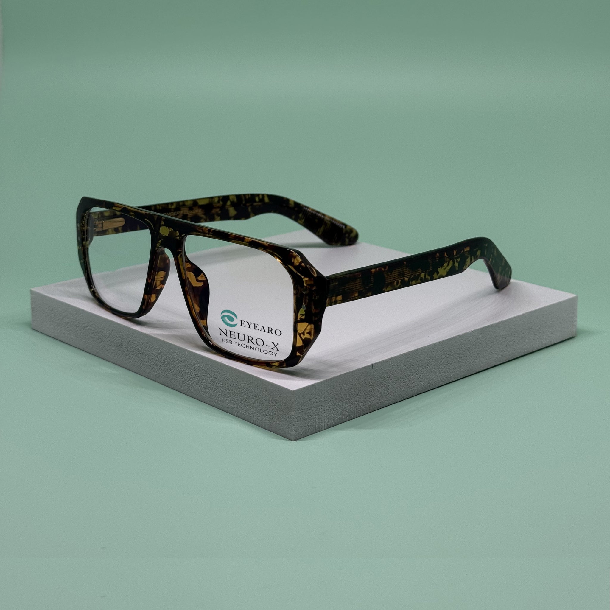 Bold Square Aviator - Neuro-X NSR Eye Glasses