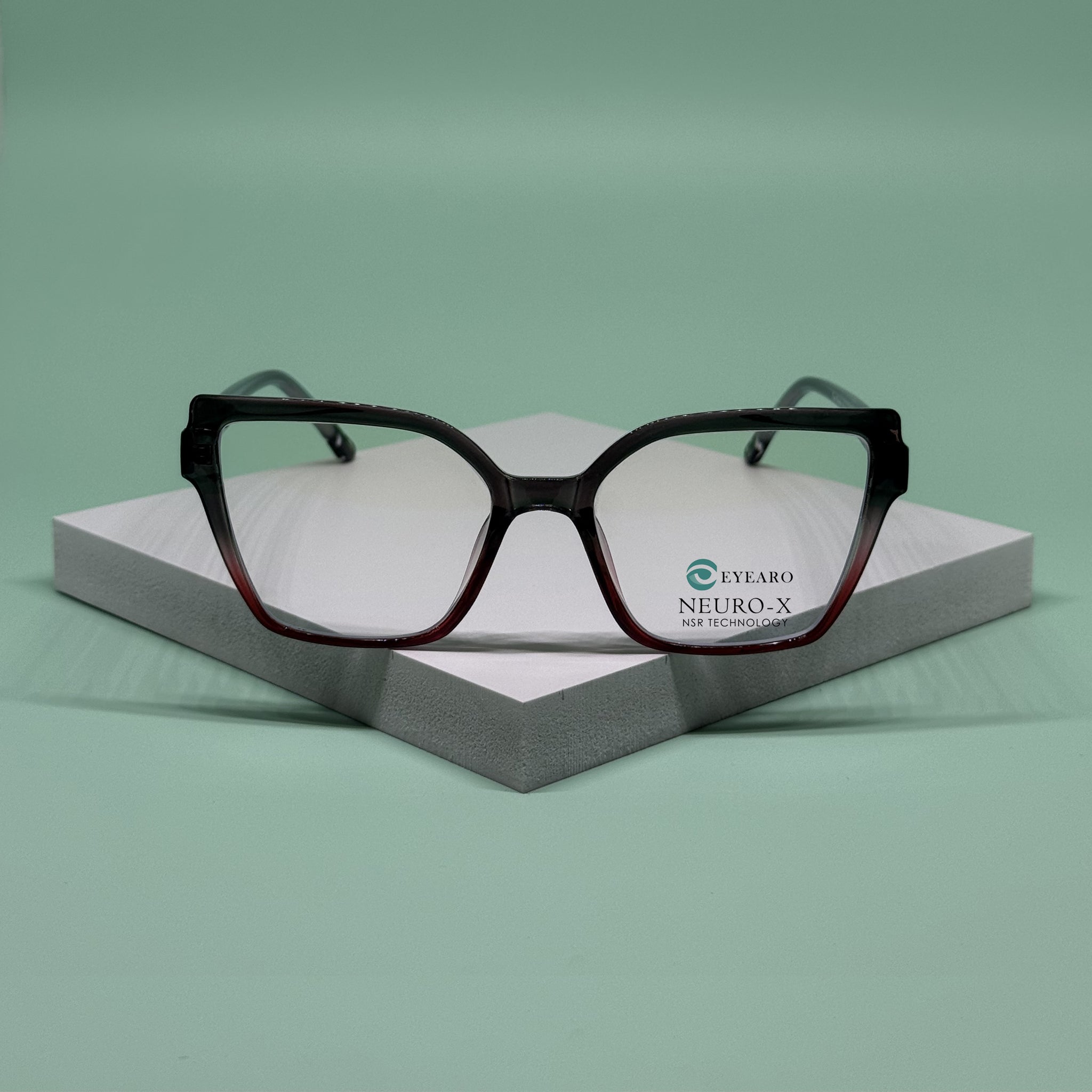 Square Cat Eye 1B - Neuro-X NSR Eye Glasses
