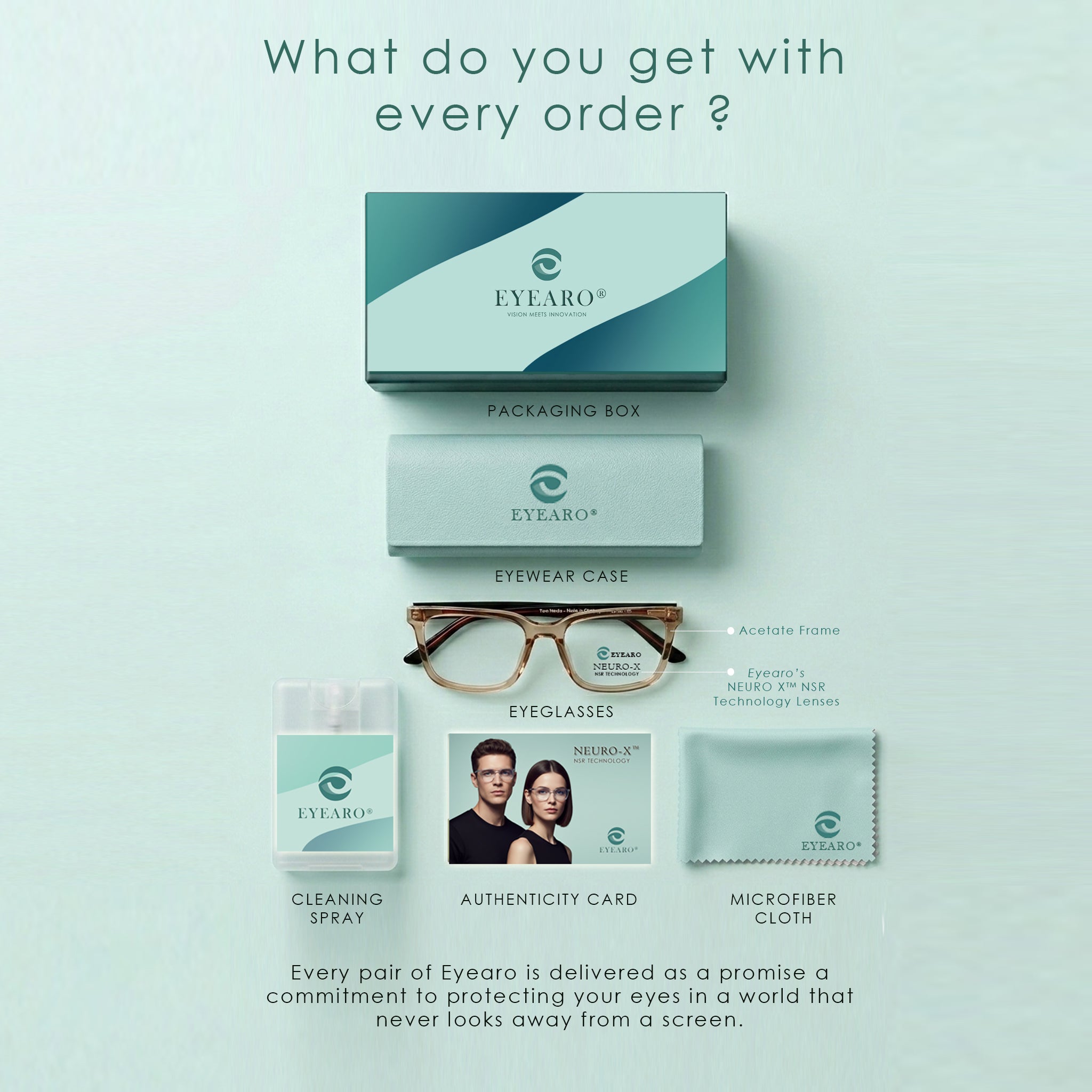 Sleek Square - Neuro-X NSR Eyeglasses