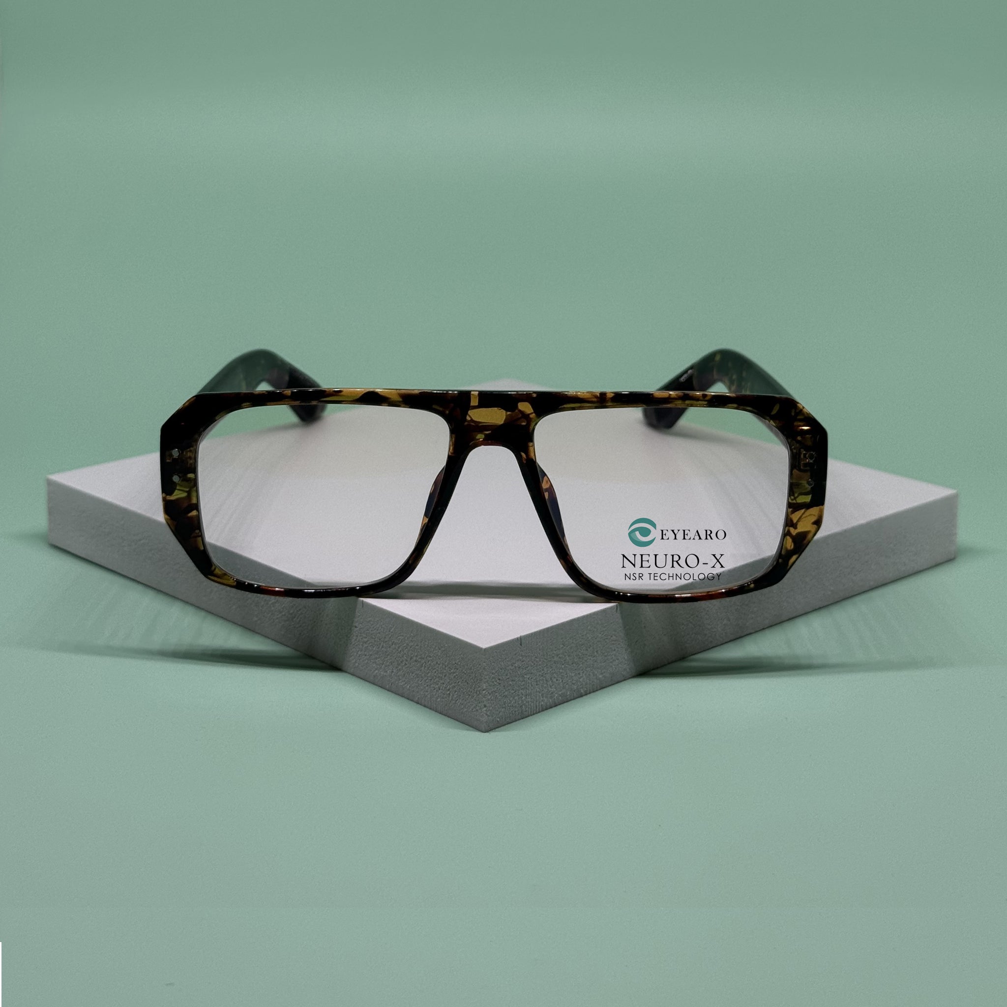 Bold Square Aviator - Neuro-X NSR Eye Glasses