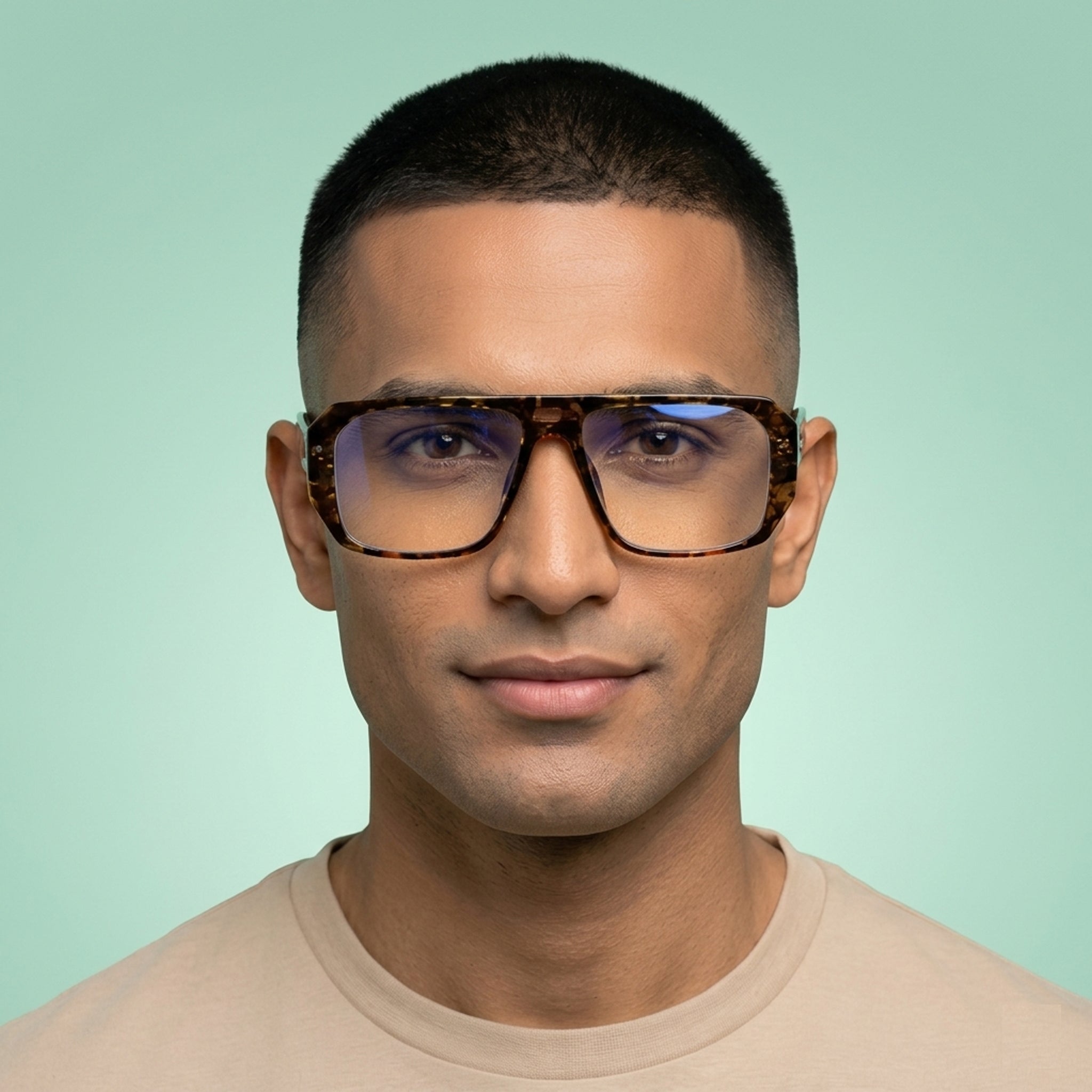 Bold Square Aviator - Neuro-X NSR Eye Glasses