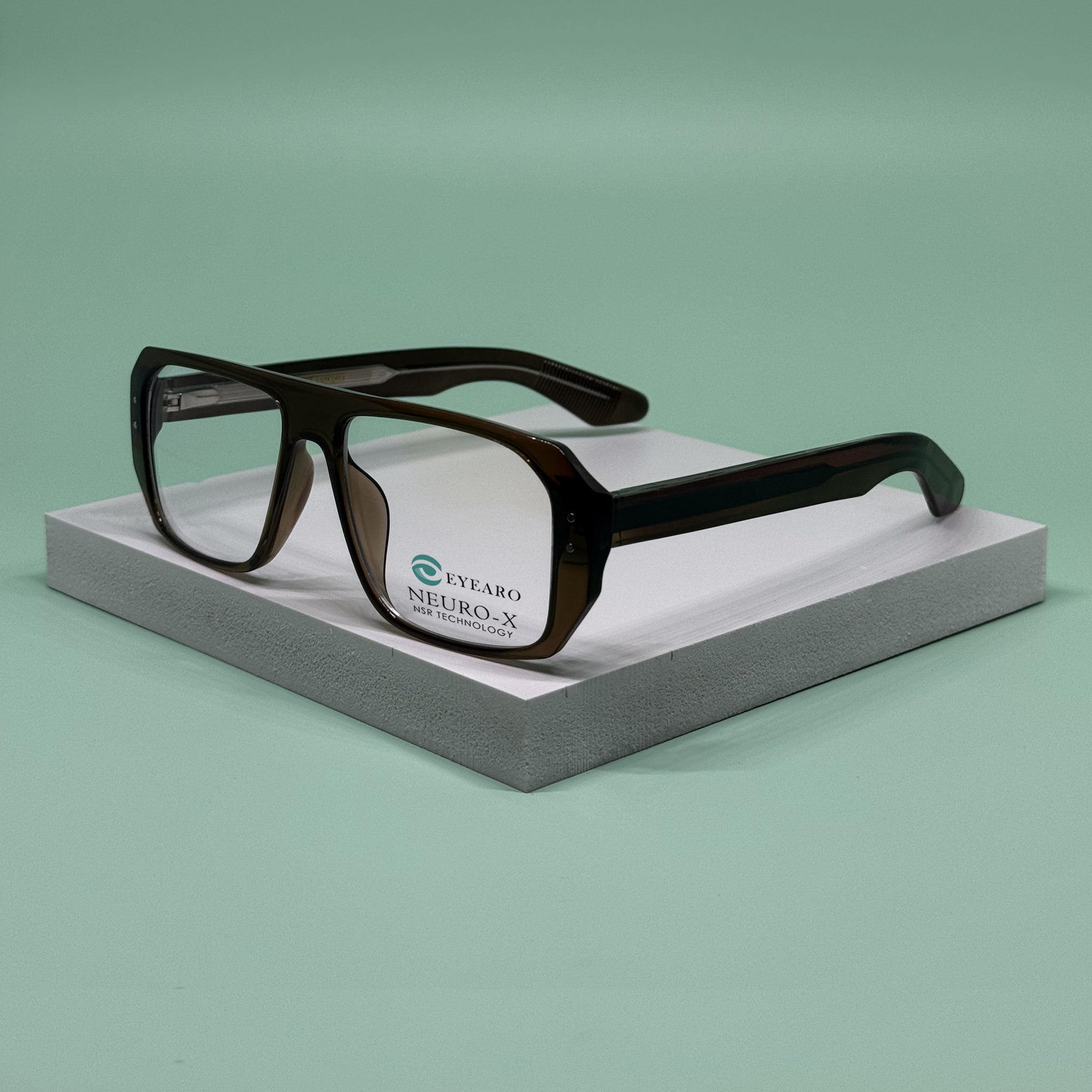 Bold Square Aviator - Neuro-X NSR Eye Glasses