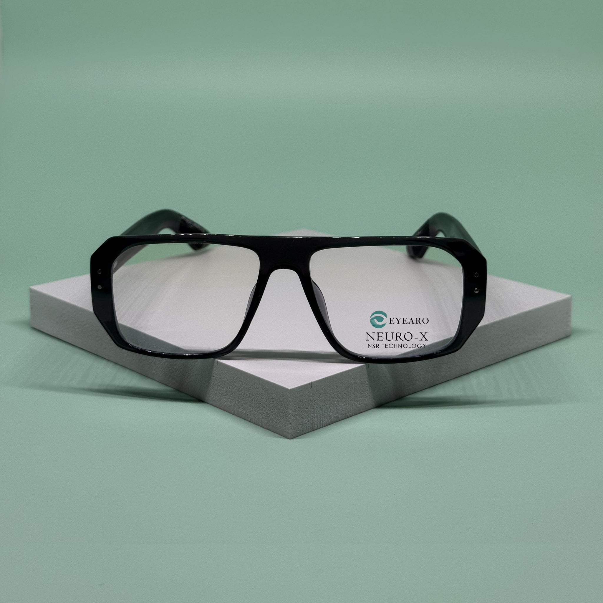 Bold Square Aviator - Neuro-X NSR Eye Glasses