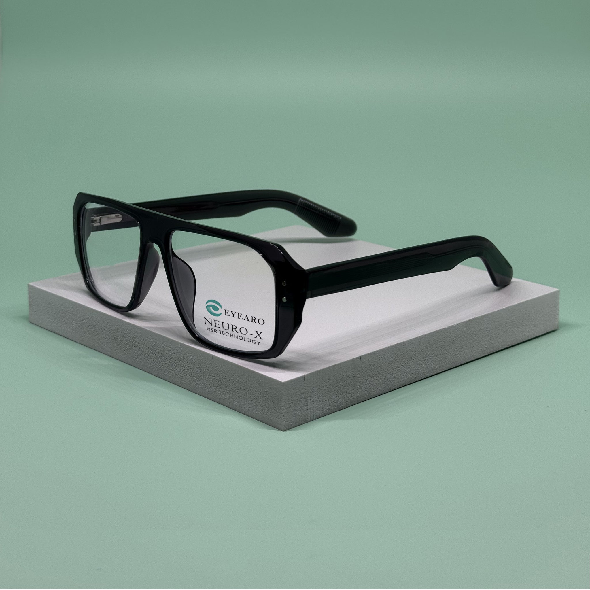 Bold Square Aviator - Neuro-X NSR Eye Glasses