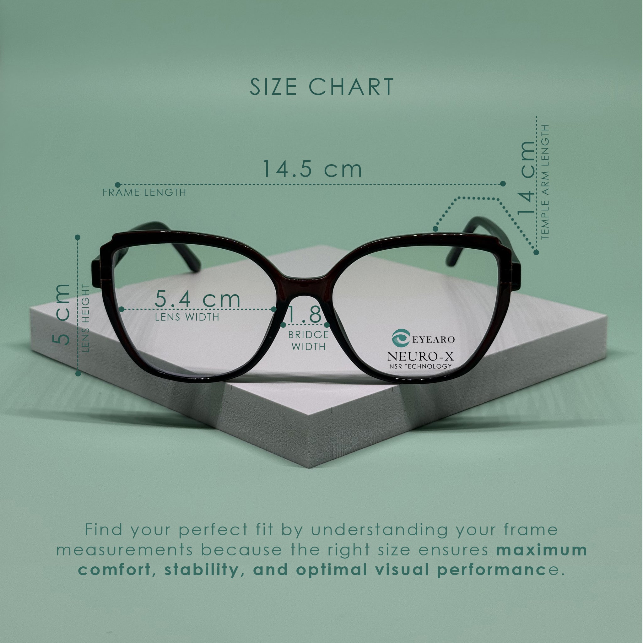 Eclipse Cut Cat Eye - Neuro-X NSR Eyeglasses