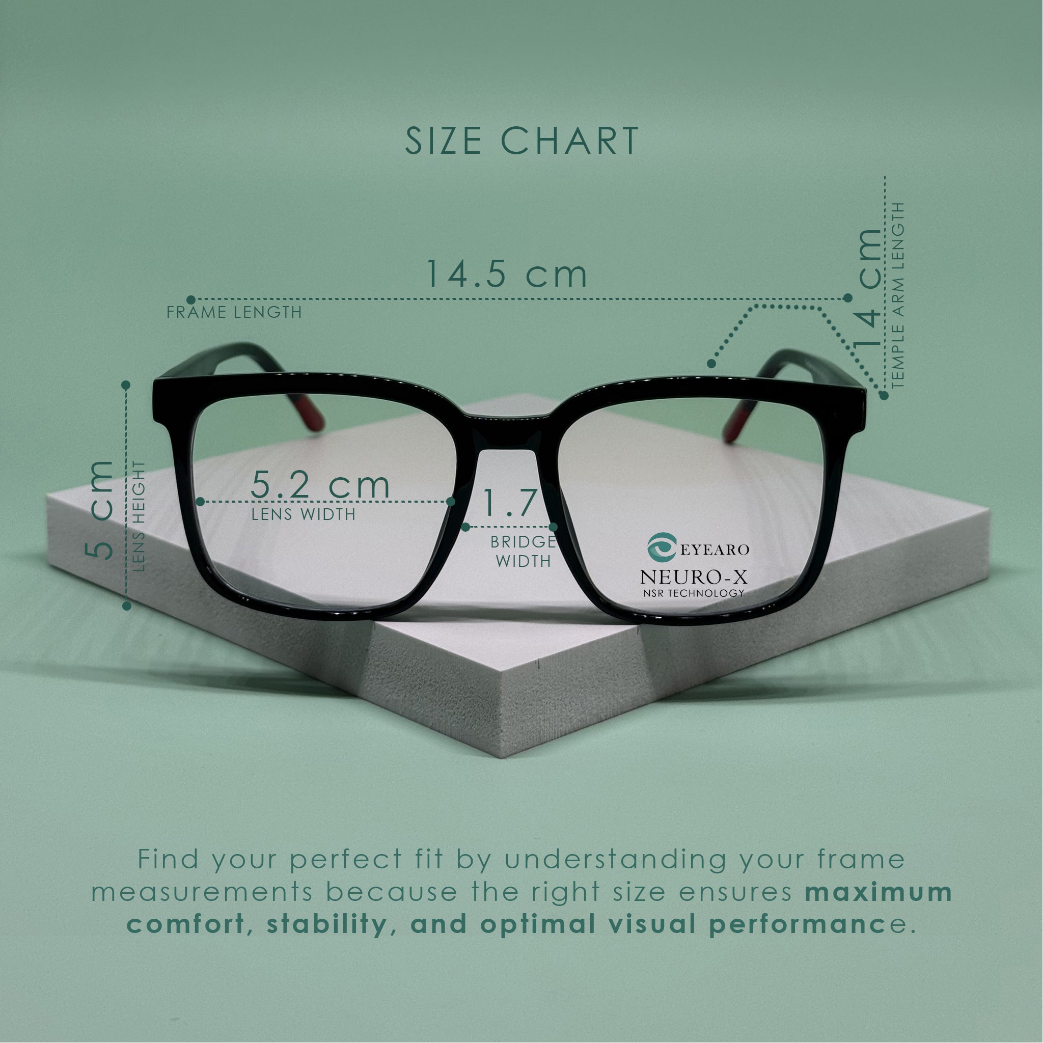 Sleek Square - Neuro-X NSR Eyeglasses